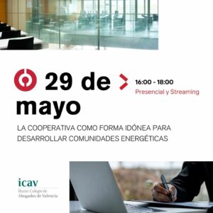 Jornada sobre la cooperativa como forma idónea para desarrollar comunidades energéticas 